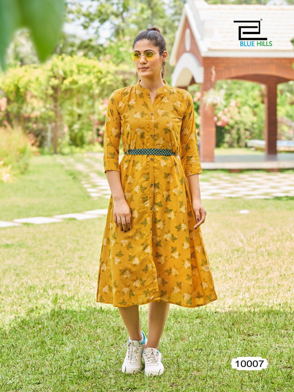 Blue Hills Belt 10 Fancy Party Wear Heavy Rayon Designer Kurti Collection